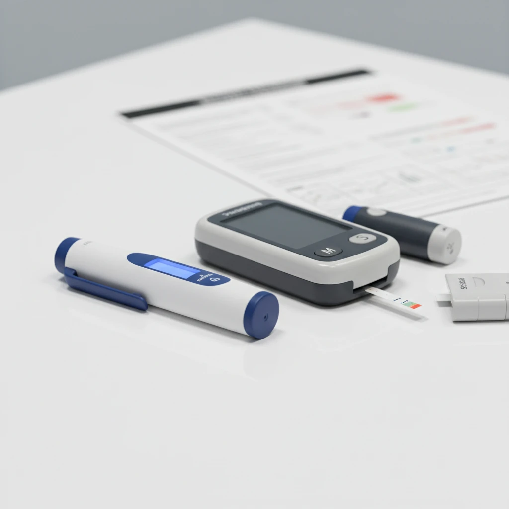 Insulin pen and glucose meter for Type 1 Diabetes management