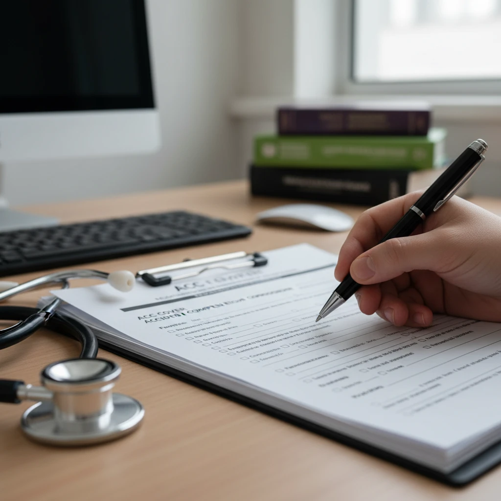 Medical assessment paperwork for ACC sensitive claims