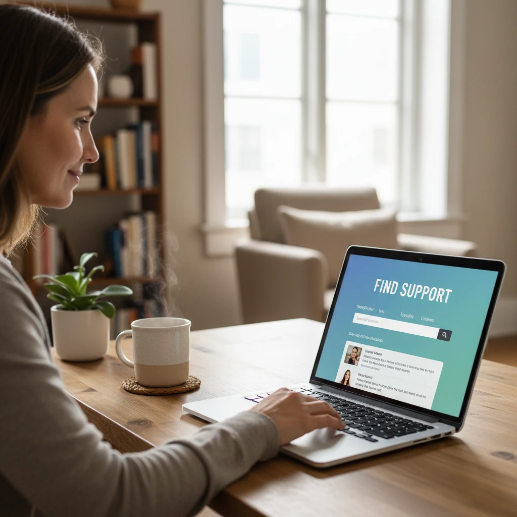 Searching for ACC registered therapists online