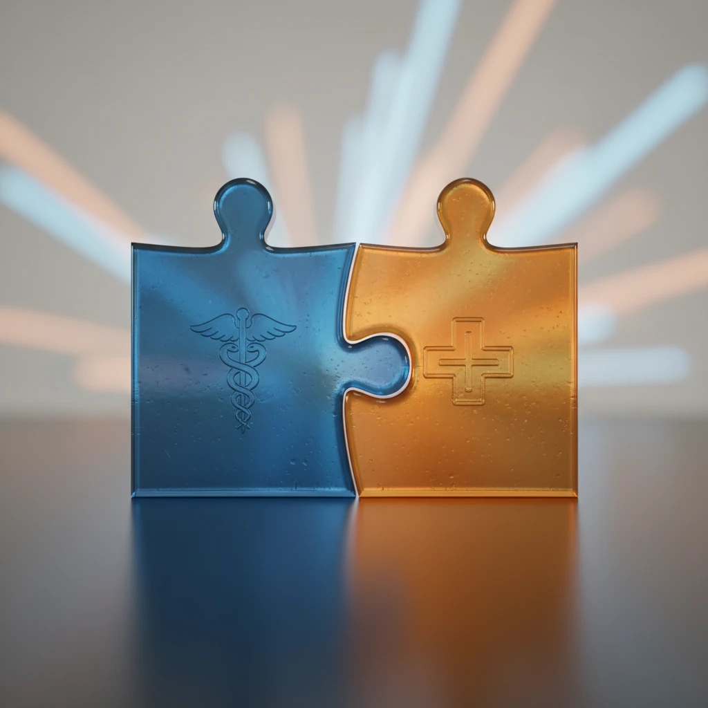 Hybrid healthcare model for eating disorder recovery