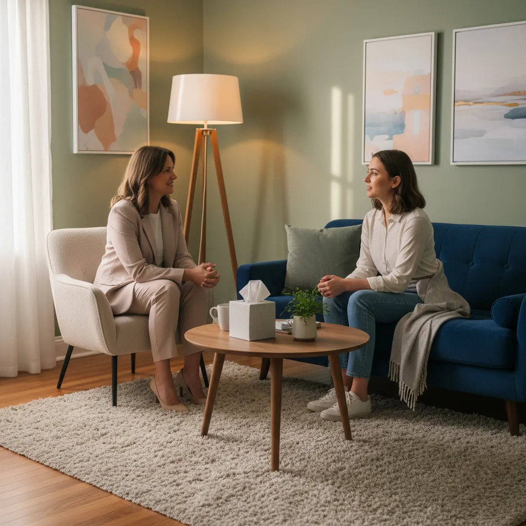 Psychology appointment for eating disorder recovery