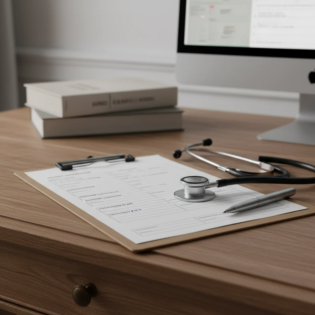 Medical assessment forms for mental health act processing