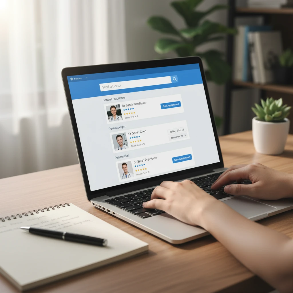 Booking an appointment with an eating disorder specialist online