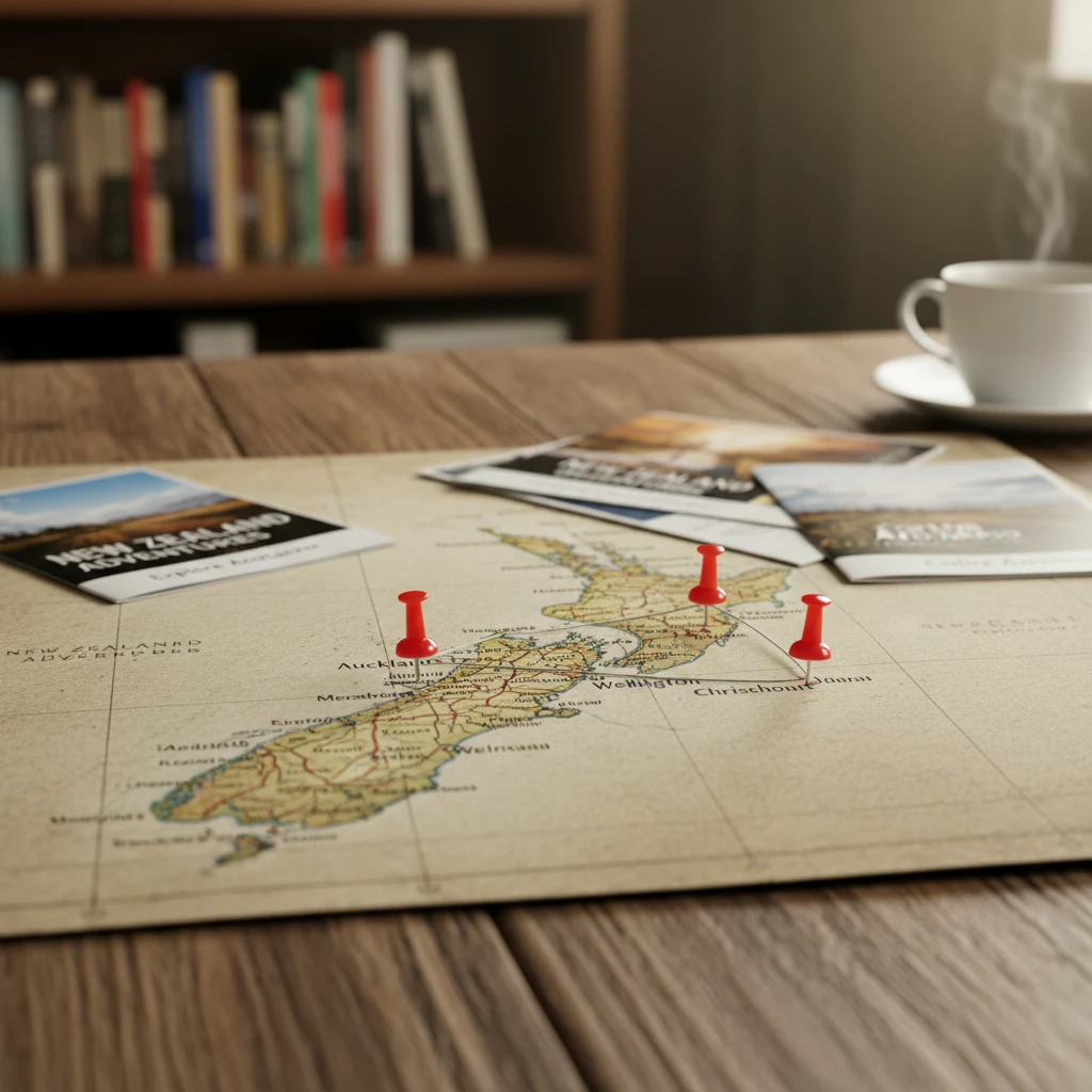 Map of EDANZ support group locations in New Zealand