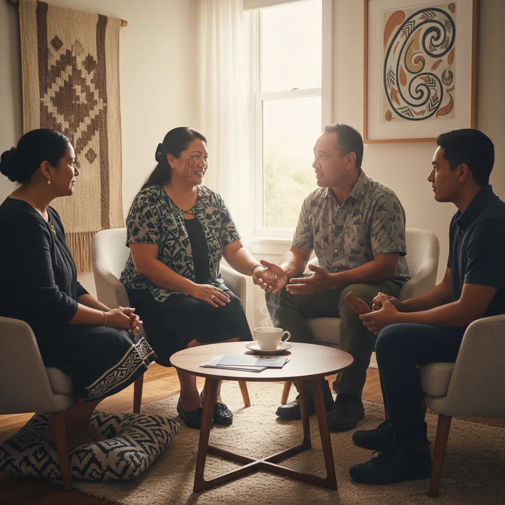 Culturally safe medical consultation involving family support