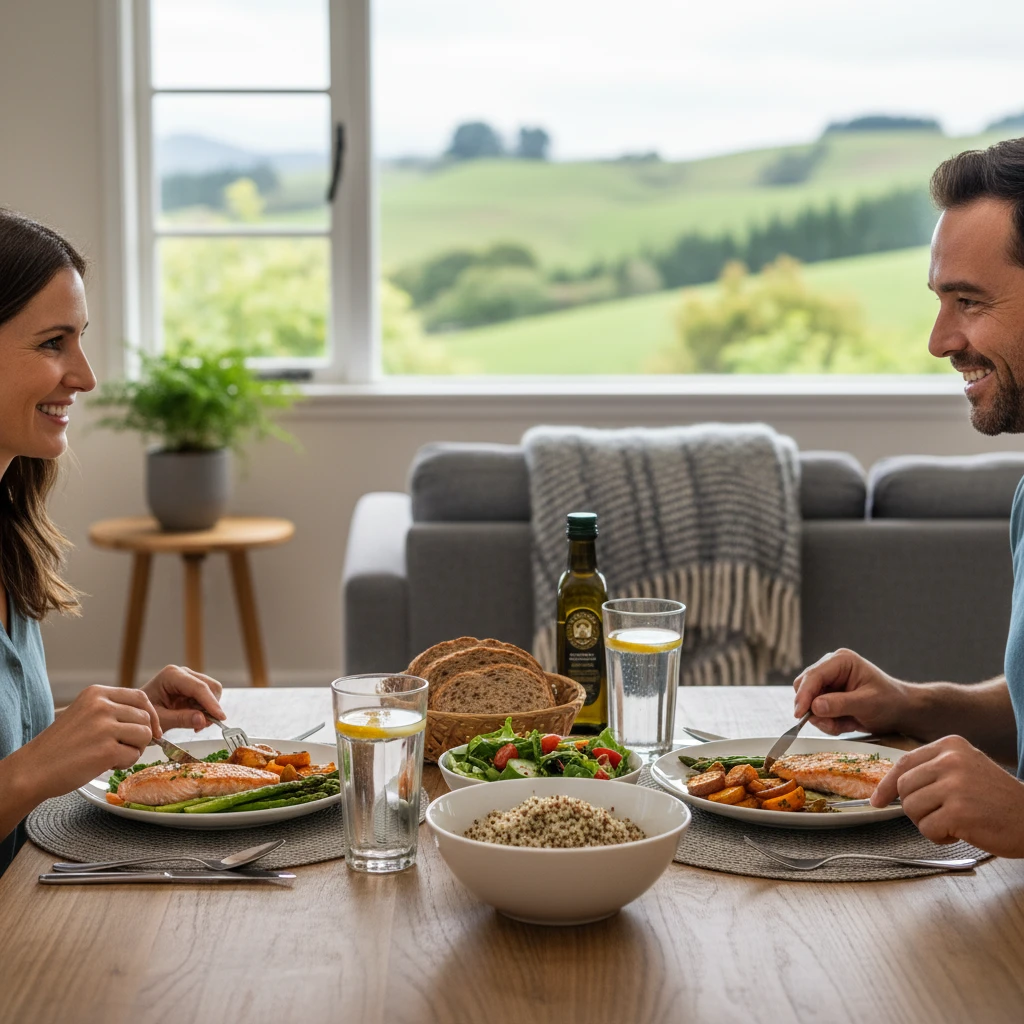 Calm mealtime environment for eating disorder recovery